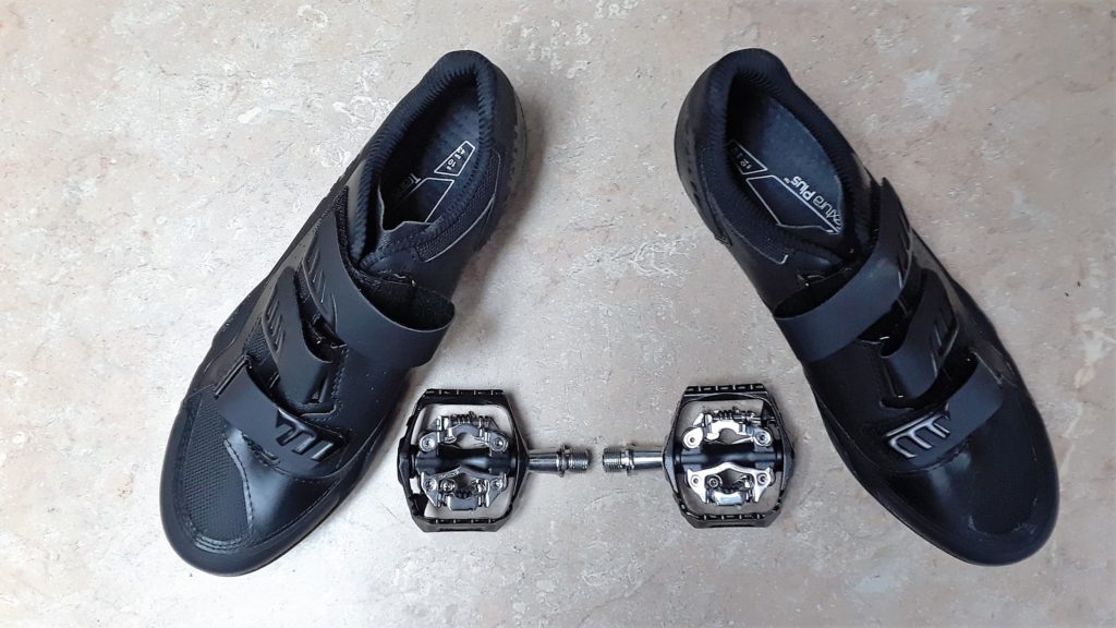 clipless pedals and shoes